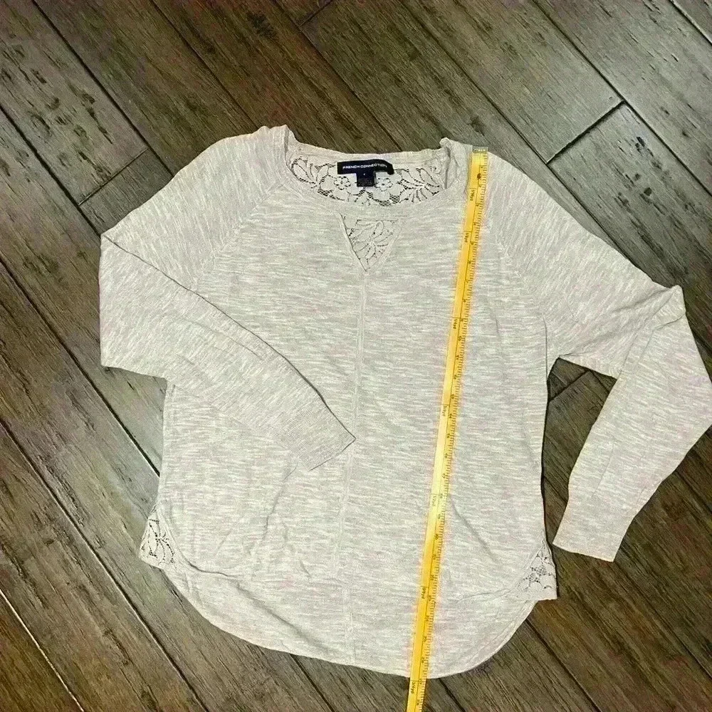 French Connection long sleeve pink  shirt blouse Small - Picture 5 of 7